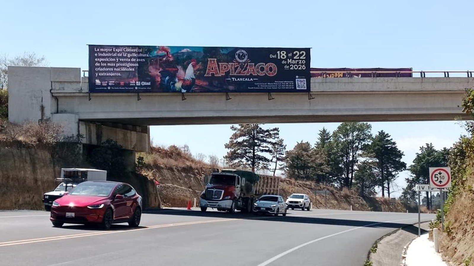 Publicidad exterior en puente vial